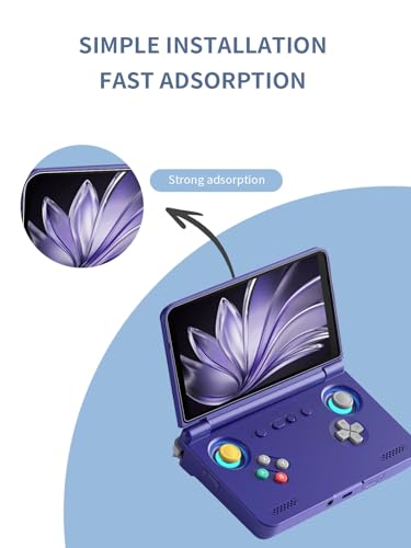 [2 Park]Screen Protector for Retroid Pocket Flip 2 5.5 Inch Handheld Game Consoles Tempered Glass Film,BOVUGAC Screen Protector for Pocket Flip2 Handheld Gaming Anti-Scratch & Sensitive & 9H Hardness
