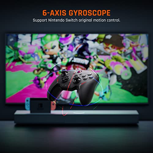 BIGBIG WON BLITZ2 Wireless Controller, 16 Fully Mechanical Micro Switch, 2000Hz Report Rate, TMR Electromagnetic Joysticks, PC Controller for PC/Switch/iOS/Android - size: BLITZ1