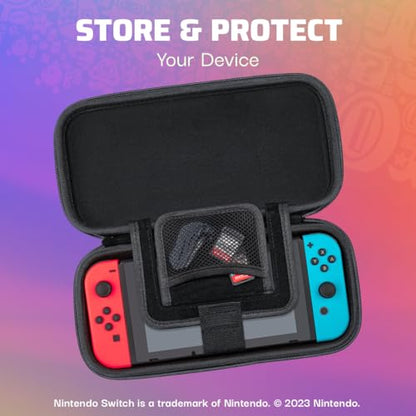 PDP REMATCH Controller & Travel Case Bundle: Star Spectrum - Nintendo Switch, Nintendo Switch Lite, & Nintendo Switch - OLED Model - style: Star Spectrum Controller + Case