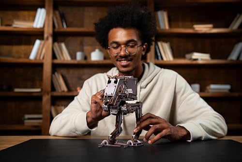UGEARS Star Wars ™ AT-ST Walker ™ Wooden 3D Puzzles for Adults - DIY Mechanical Star Wars Model Kit, Brain Teaser Puzzles for Adults, 3D Puzzle Hobbies for Men and Women, Model Kits