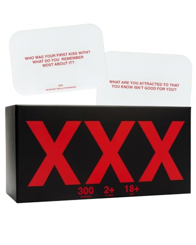 WE'RE NOT REALLY STRANGERS XXX Adult Edition Card Game - 300 Conversation Cards for Memorable Game Nights, Parties, & Bachelorette Parties - Fun Game for Adults and Friends, 18+, 2-6 Players - style: XXX Adult Edition