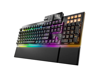 be quiet! Dark Mount Tactile, Gaming Keyboard, Mechanical Silent Switches | Hot-Swappable Numpad and Media Dock, Triple-layered dampening, 8 customizable Display Keys, PBT Double-Shot Keycaps, ARGB - style: Dark Mount Tactile