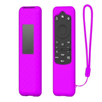 LEFXMOPHY TM2560E Cover for Samsung BN59-01480L Remote Protective Case Compatible with BN59-01432J BN59-01432A BN59-01432 2023 Smart TV Solar Panel Remote - Purple - color: PURPLE, size: 1-PACK