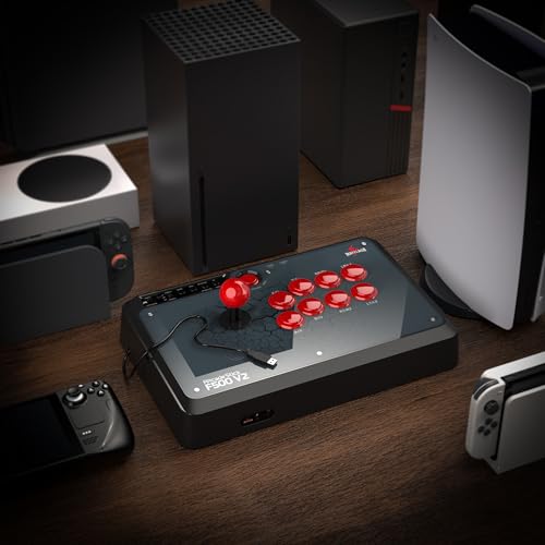 MAYFLASH Universal Arcade Fighting Stick F500 for Switch/Switch 2, Xbox Series X/S, Xbox One, Xbox 360, PS4, PS3, Windows, macOS, Android, Raspberry Pi, Steam Deck, PS Classic, NEOGEO Mini