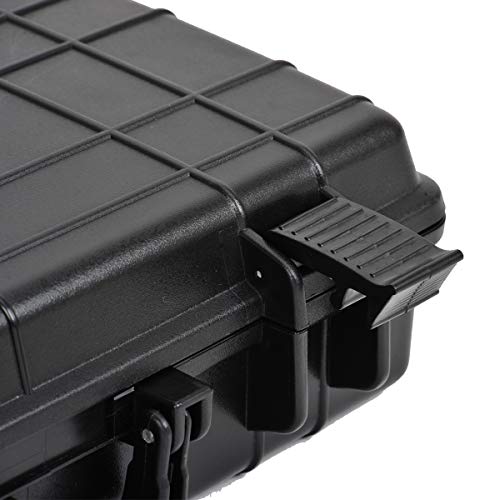 MEIJIA Waterproof Hard Camera Case,Hard Laptop Case,Hard Case with Customizable Fit Foam Included,Fit for Laptops,camera,lens(Black, 19.78"X13.93"X4.68") - size: 19.78"X13.93"X4.68"