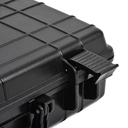 MEIJIA Waterproof Hard Camera Case,Hard Laptop Case,Hard Case with Customizable Fit Foam Included,Fit for Laptops,camera,lens(Black, 19.78"X13.93"X4.68") - size: 19.78"X13.93"X4.68"