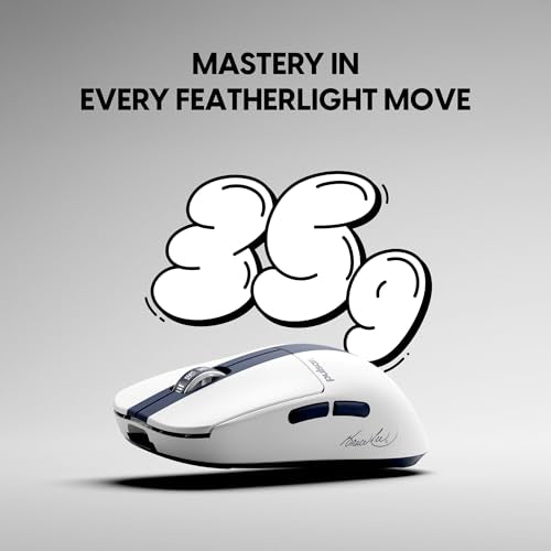 Pulsar Gaming Gears X2 Crazylight Wireless Gaming Mouse, Ultra Lightweight 1.27 oz (36g), Optical Switch, 32000 DPI, 750 IPS, XS-1 Sensor, 8k Compatible (Mini, Bruce Lee 85th Edition) - color: Bruce Lee Edition, size: Mini, style: X2 CrazyLight