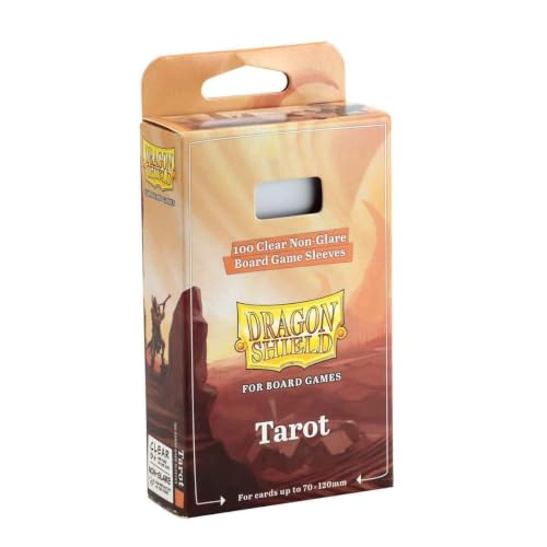 Dragon Shield Board Game Sleeves | Non-Glare Card Sleeves for Tabletop Games | Durable, Smooth Shuffle Feel & Acid-Free, Compatible with Gloomhaven, Wingspan & More | Tarot - 1 Pack - color: Tarot, size: Tarot