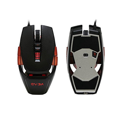 EVGA TORQ X10 901-X1-1103-KR Wired Laser Gaming Mouse Customizable/8200 DPI/5 Profiles/9 Buttons/Ambidextrous (Renewed)