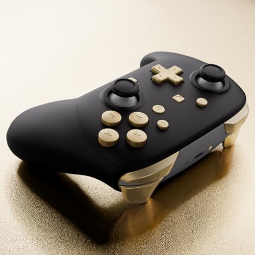 eXtremeRate DIY Replacement Full Set Buttons for Nintendo Switch 2 Pro Controller, Custom ABXY Dpad + - Home Capture Power L R ZR ZL Triggers Sync GL GR Buttons for Switch 2 Pro - Champagne Gold - color: Champagne Gold