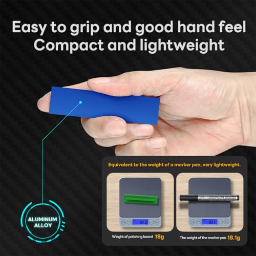stedi Metal Sanding Sticks 4PCS, Hobby Model Tools for Gundam | Scale Military Model 3D Resin Parts, Wood, Perfect for Sanding Small Areas, Blue - style: 4PCS Metal Sanding Sticks