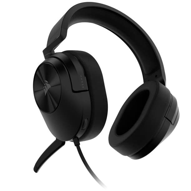 Corsair HS55 Stereo Wired Gaming Headset — Carbon (Renewed)
