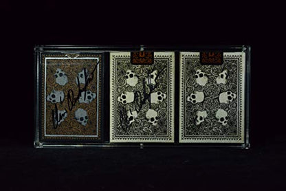 Carat X3 Triple Deck Case Holds 3 Decks of Playing Cards, Made from 5MM Acrylic, with Neodymium Magnetic Cover