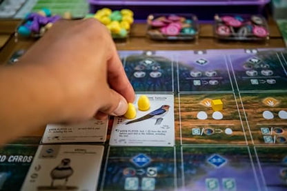 Stonemaier Games: Wingspan Oceania Expansion by Elizabeth Hargrave | Add to Wingspan | Includes New Player Mats, Food, Eggs, Cooperative Mode, & 95 Unique New Colorful Birds | 1-5 Players, 70 Mins - style: Oceania Expansion