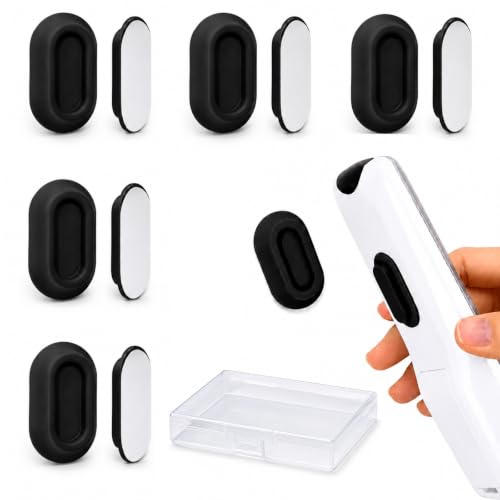 Magnetic Remote Control Holder Wall Mount, 5 Pack-Black | Drill-Free Self-Adhesive Silicone Organizer for TV, AC, Fan, RV ,Bed, Couch & Table Storage Caddy Accessories - color: Black