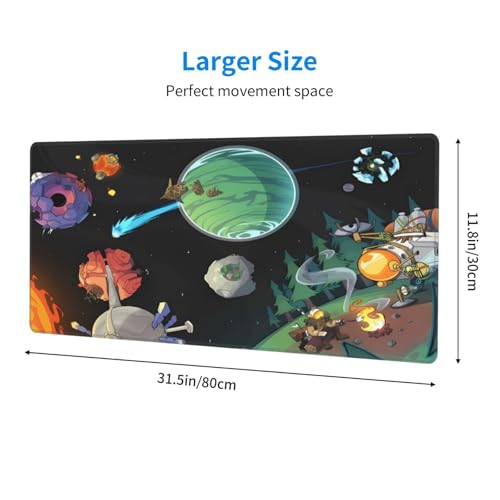 Gaming Mouse Pad, Outer Wilds System Mouse Pad Large Extended Computer Mouse Mat Keyboard Full Desk Mousepad for Gaming, Office, Home 11.8x31.5 Inch - color: style-24, size: 11.8 x31.5-Inch