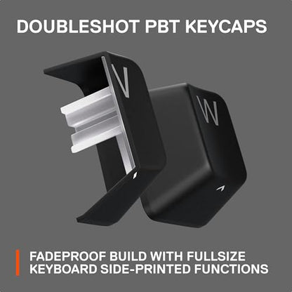 SteelSeries Apex Pro Mini Wireless Keyboard - 60% Design - OmniPoint 2.0 - Quantum 2.0 Wireless - Double Shot PBT Keycaps - Black - color: Black, size: Pro Mini 60%, style: Gen 2 Wireless