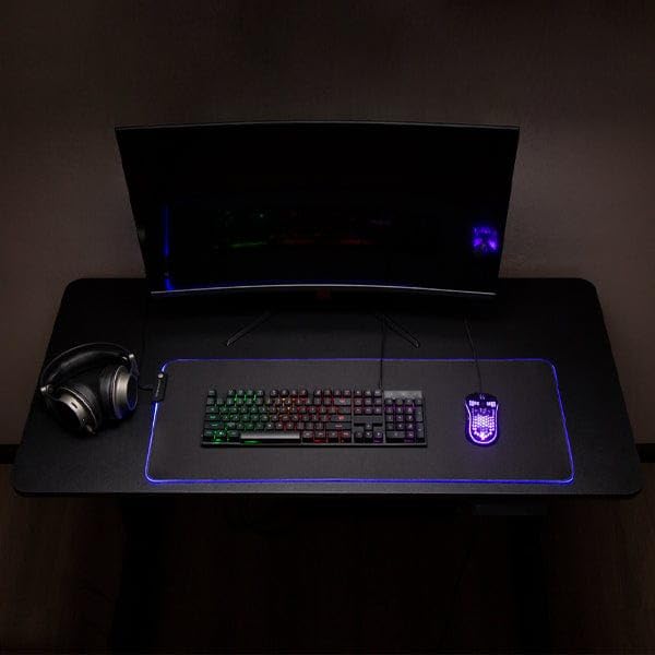 Desky LED Gaming Mouse Pad - Extended RGB Mouse Mat with 10 Lighting