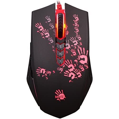 Bloody A60L Optical Gaming Mouse with Light Strike (LK) Switch & Scroll - Fully Programmable and Advance Macros (A60L) - color: A60L