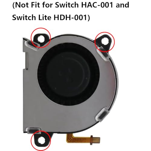 CPU Cooling Fans Suitable for Switch NS OLED HEG-001 Series Games Console Cooler Fan BSM0405HPH5RA, BSM0405HPG41, PVB040A05M-P10-04 5V 0.21A 4 PIN