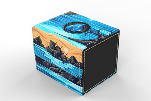 Vault- TCG/MTG 100+ Card Color Combo Deck Box (Island) - color: Island