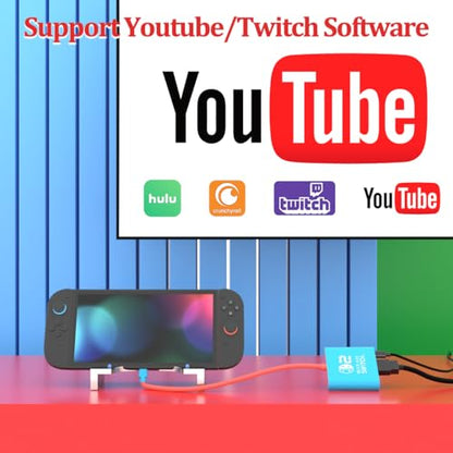 Switch 2 Dock for Nintendo Switch2 Tv Adapter Portable Switch2 Docking Station, Switch TV Adapter Compatible Steam Deck/Switch OLED, USB C to HDMI Adapters Support 4K/1080P Switch2 TVs Dock Mode - size: 4K/1080P