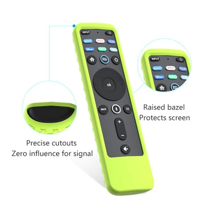 Case for Vizio XRT260 Voice Remote Control 2023/2021, Cover for VIZIO XRT260 Smart TV Remote Silicone Skin Sleeve Glow in The Dark Green - color: Glow Green