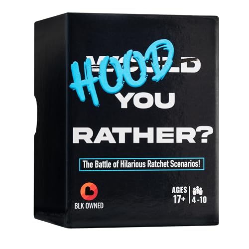 Doin' The Most - Hood You Rather: Urban Black Culture Party. Games for Adults with an Unforgettable Hood Spin on Fun Card Game for Game Night. 200 Mind-Blowing Cards. Ages 17+