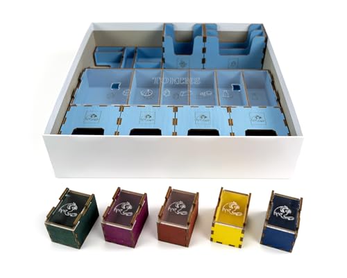 Wyrm Organizer for Wyrmspan (Sky Blue Deluxe) - color: Sky Blue Deluxe
