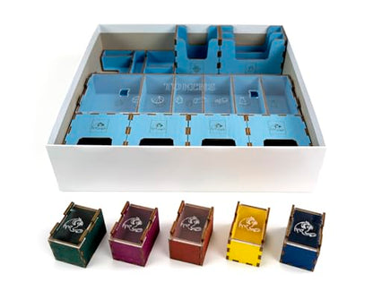 Wyrm Organizer for Wyrmspan (Sky Blue Deluxe) - color: Sky Blue Deluxe