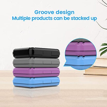 ORICO Hard Drive Case 3.5 inch HDD Storage Carrying Case Anti-Static and Shockproof External Hard Drive Portable Case, Compatible with WD, Seagate, Toshiba, Samsung, Hitachi, Crucial-PHXBK - color: Black