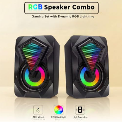 BTO RGB SFF Desktop Computer — Intel Core i5-8500 — 16GB DDR4 RAM — 256GB SSD — GeForce GT 1030 — 24" Monitor — RGB Keyboard & Mouse — RGB Speakers — Wi-Fi — Gaming PC — Windows 11 Pro (Renewed)