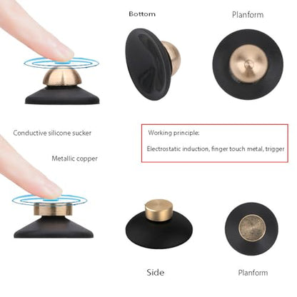 10 Pieces Phone Game Joystick Kits,6 Touch Screen Button Joystick Mobile Controller for phone tablet,4 Anti-Sweat Gaming Finger Gloves for game
