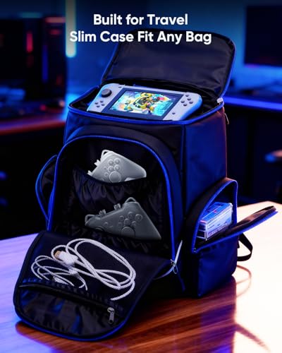Tiiletzote Protective Travel Case for Nintendo Switch 2 Pro Controller, Hard Shell 1:1 Fit Portable Carrying Case, Magnetic Closure, Joystick Protection, Dust-Resistant, Anti-Scratch, Shock-Proof (White) - color: White