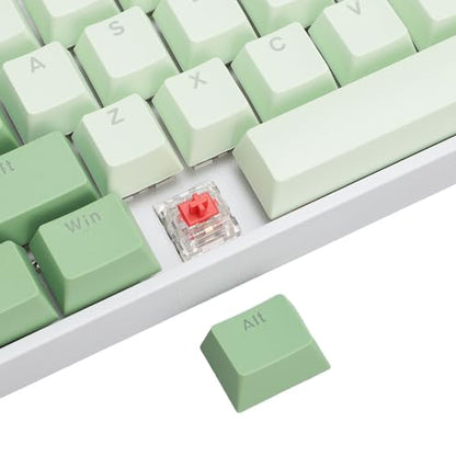 60 Percent Mechanical Keyboard, Compact Hot Swappable RGB Backlit Wired Gaming Keyboard, Red Switch for PC Office Work