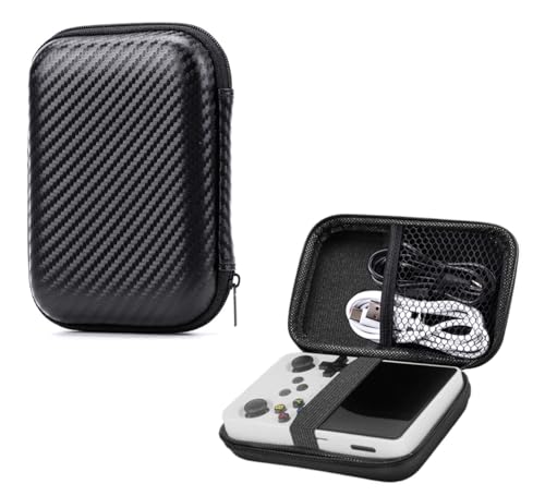 Carrying Case for R36S/ RG36 Pro/ R36 Pro/ RG353VS/ RG353V Retro Game Consoles Portable Video Gaming Console Travel Bag Protection EVA Carrying Box Handheld Emulator Storage Holder Organizer