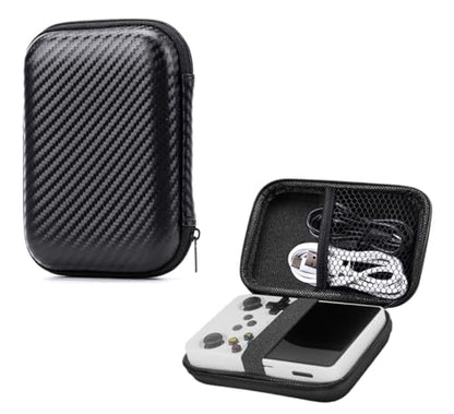 Carrying Case for R36S/ RG36 Pro/ R36 Pro/ RG353VS/ RG353V Retro Game Consoles Portable Video Gaming Console Travel Bag Protection EVA Carrying Box Handheld Emulator Storage Holder Organizer