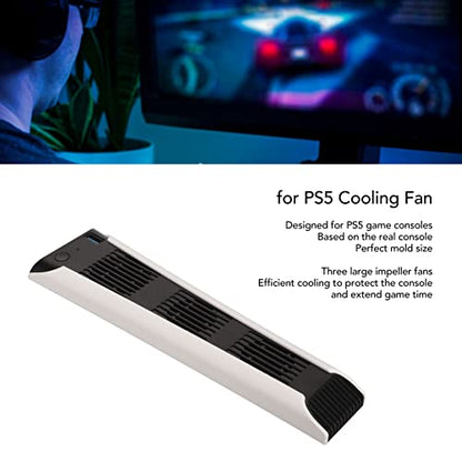 Game Console Cooler Fan for Quiet USB External Cooler Stand, Cooling System Efficient Accessories Cooler Fan for Game Console
