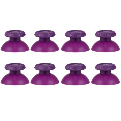 8 Pack Purple Replacement Thumbsticks for DualSense PS5 Controller, Custom Analog Thumb Stick Joystick Grip Replacement for PlayStation 5 Controller, for PS4 All Model Controller - size: Purple