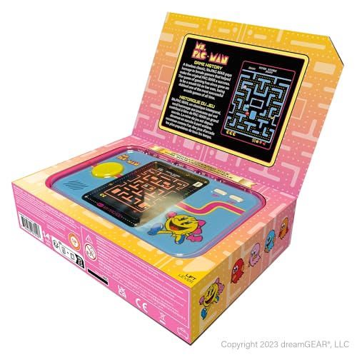 My Arcade Ms. Pac-Man Pocket Player: Portable Retro Game, 2.8" Screen | Birthday Gifts, Classic Arcade Games, Pacman Toys, Gifts for Her - style: Ms Pacman