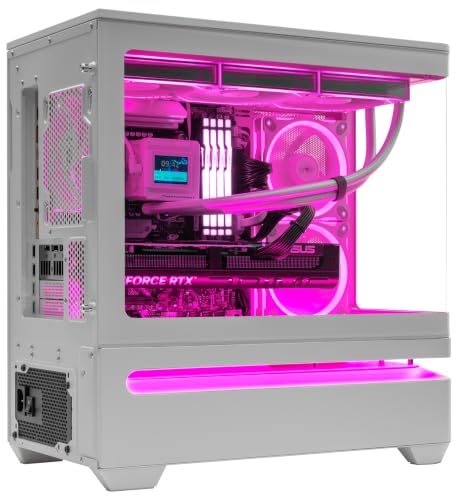 Prime AP202 White - AMD Ryzen 9-9950X3D 16 core 4.3GHz - Radeon RX 9070 XT - 2TB NVMe SSD - 64GB DDR5-850W - Windows 11 Liquid Cooled Gaming Desktop PC WiFi RGB - color: White