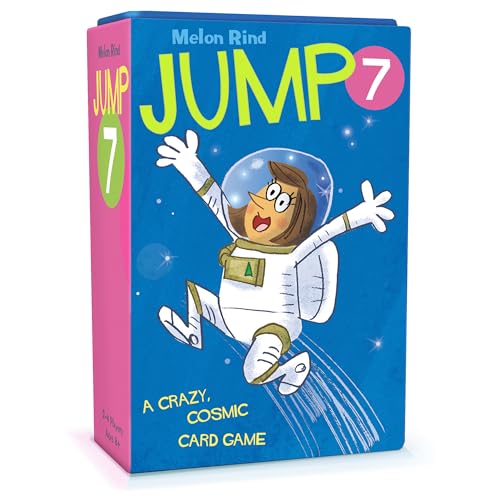 Melon Rind Jump 7, Math Game for Kids Learning Multiples of 7, Lively, Space-Themed Card Game, Quick, Fun Activity for Boosting Math Confidence, Easy to Learn, Ages 8+ - style: Multiples of 7