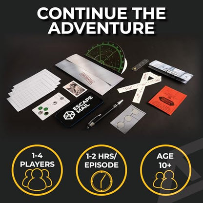 Escape Mail - Family Secrets Series - Episode 2 Only - Escape Room Kit Game for Family | Fun Adults & Teens Puzzle Mystery & Adventure - style: Episode 2 Only