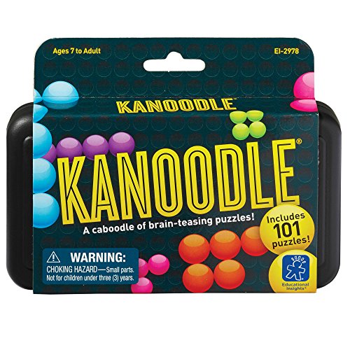 Educational Insights Kanoodle - 3D Brain Teaser Puzzles for Kids, Spatial Puzzle Games for Adults, Teens and Kids, Problem Solving Toys and Logic Puzzles, Single Player Games (Pack of 2) - size: Medium (Pack of 2)