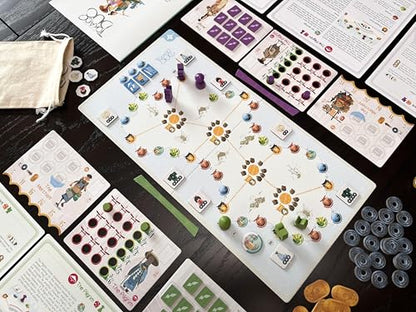 Stonemaier Games: Tokaido Duo by Antoine Bauza | A Zen Strategy Board Game About Traveling in Japan for Adults & Family | Visit Shrines, Share Lovely Vistas, & Collect Souvenirs | 1-2 Players, 45 Mins