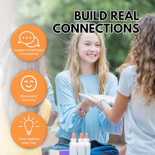Middle School - Vocabulary Game for Kids 10-13 - Fun Family Conversation Starters - Reading Games for Middle School - 150 Vocabulary Flash Cards/Conversation Cards - style: Middle School
