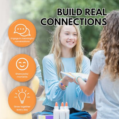 Middle School - Vocabulary Game for Kids 10-13 - Fun Family Conversation Starters - Reading Games for Middle School - 150 Vocabulary Flash Cards/Conversation Cards - style: Middle School