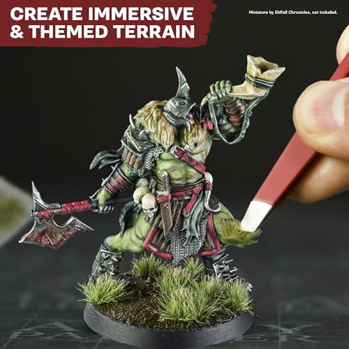 The Army Painter Battlefields Basing Set - Static Grass for Miniature Terrain Basing set - Static Grass & Free Basing Glue, Woodland Scenic Static Grass, Scenery Flocks - Master Quality Game Miniature