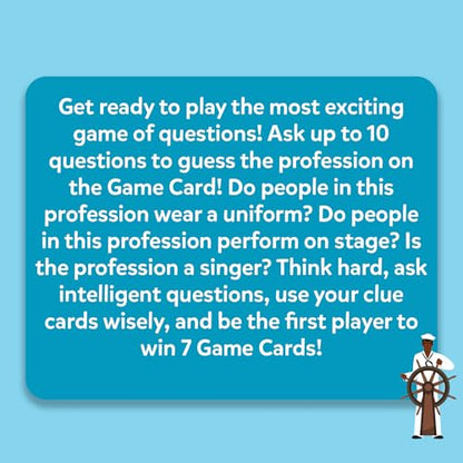 Skillmatics Guess in 10 Professions, Perfect for Boys, Girls, Kids & Families Who Love Card Games, Educational Toys, Gifts for Ages 6, 7, 8, 9 and Up - style: Professions