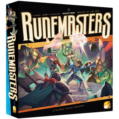 Funforge Runemasters Fantasy Cooperative Board Game - Strategy, Dice Adventure for Adults & Families - 1-4 Players, Ages 8+, 45 Min Playtime - style: Runemasters